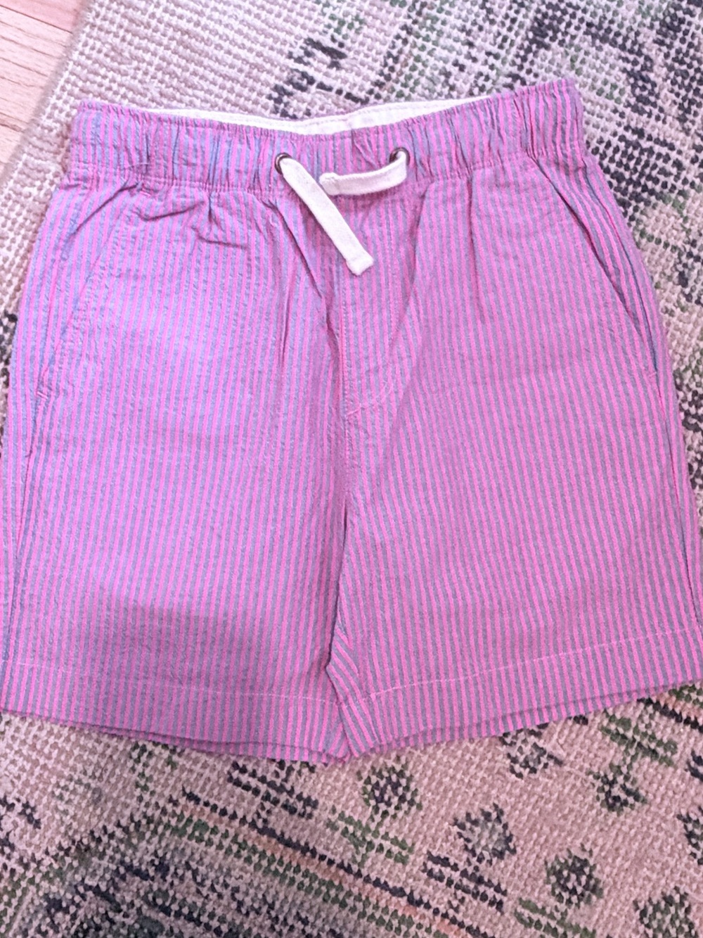 Crewcuts Pink Striped Drawstring Women’s Shorts